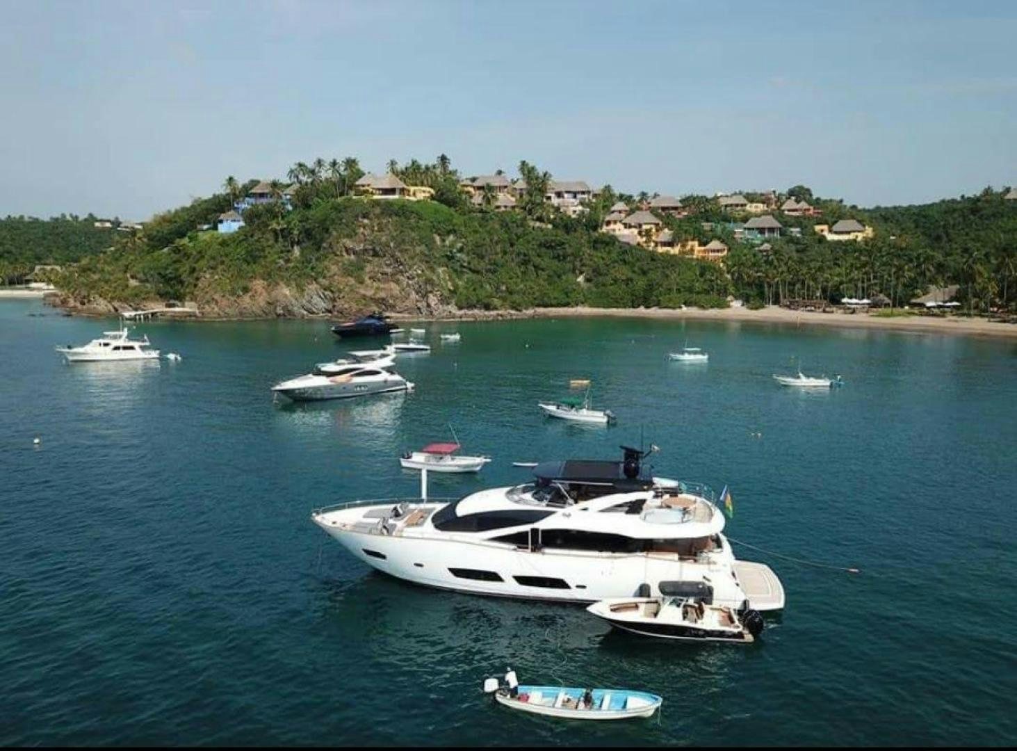a group of boats in the water aboard RIII Yacht for Sale