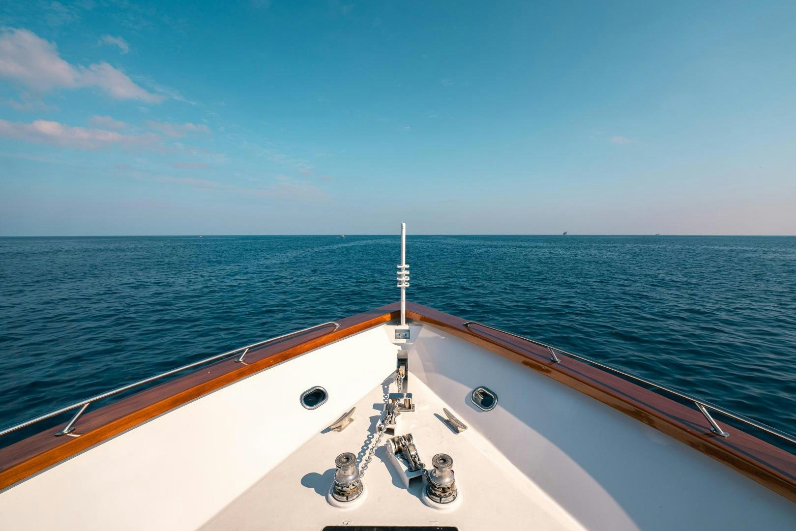 a boat on the water aboard ALEXANDRA JANE Yacht for Sale