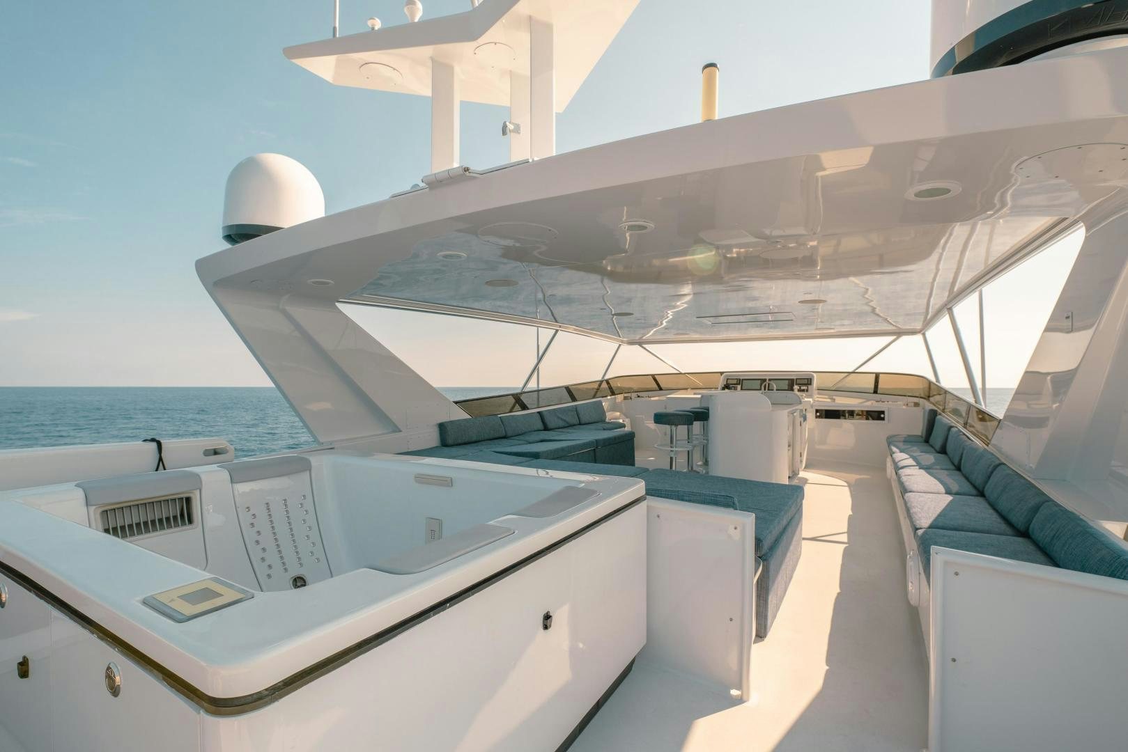 a boat on the water aboard ALEXANDRA JANE Yacht for Sale