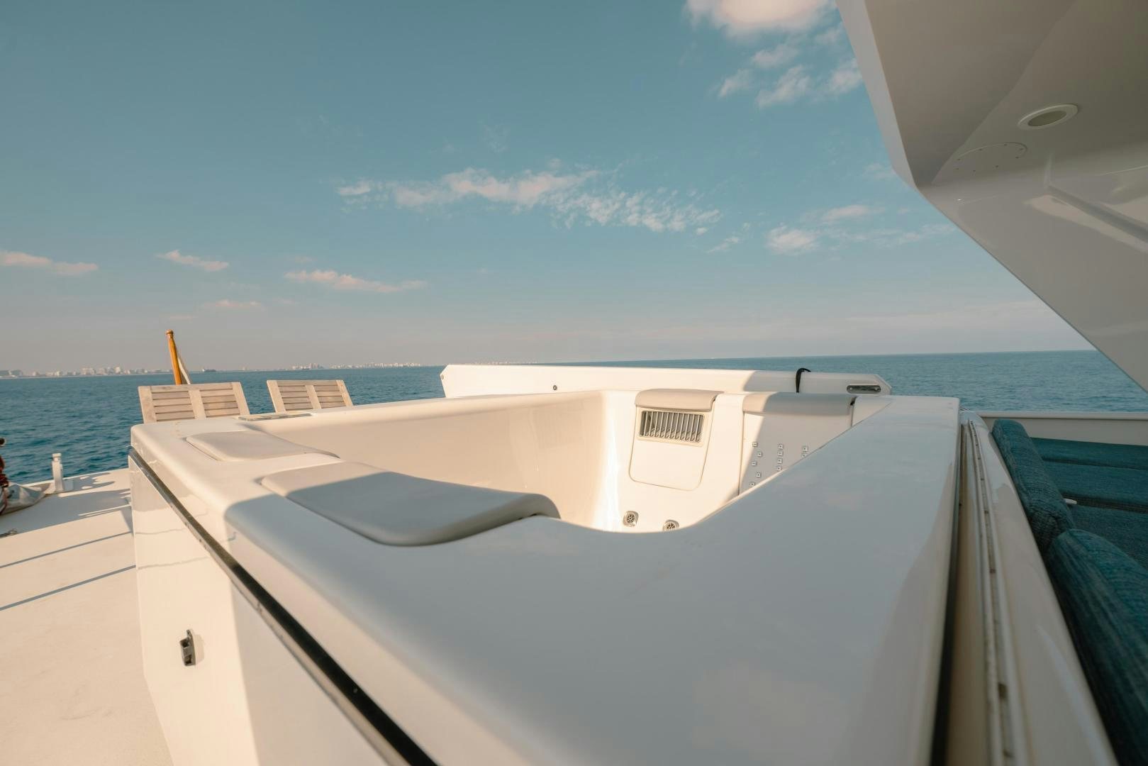 a boat on the water aboard ALEXANDRA JANE Yacht for Sale
