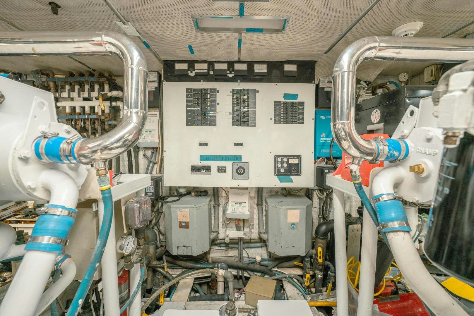 a machine with wires aboard ALEXANDRA JANE Yacht for Sale