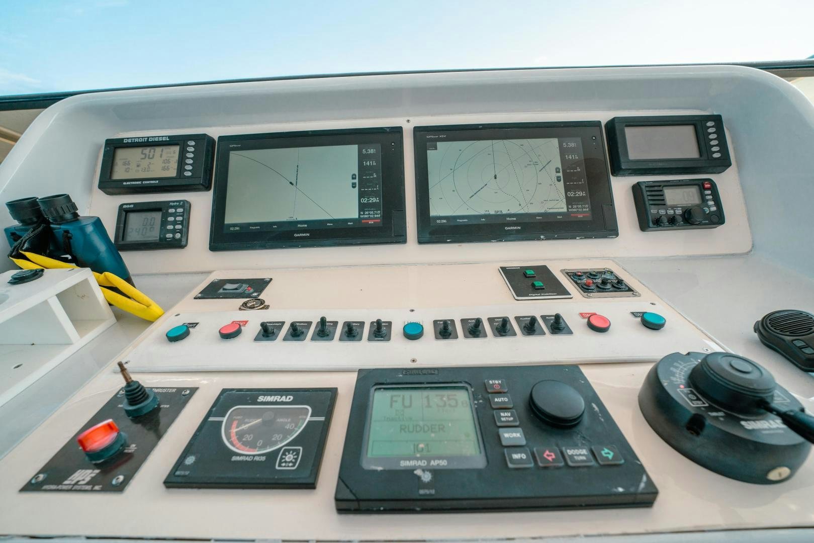 a computer with a keyboard and mouse aboard ALEXANDRA JANE Yacht for Sale
