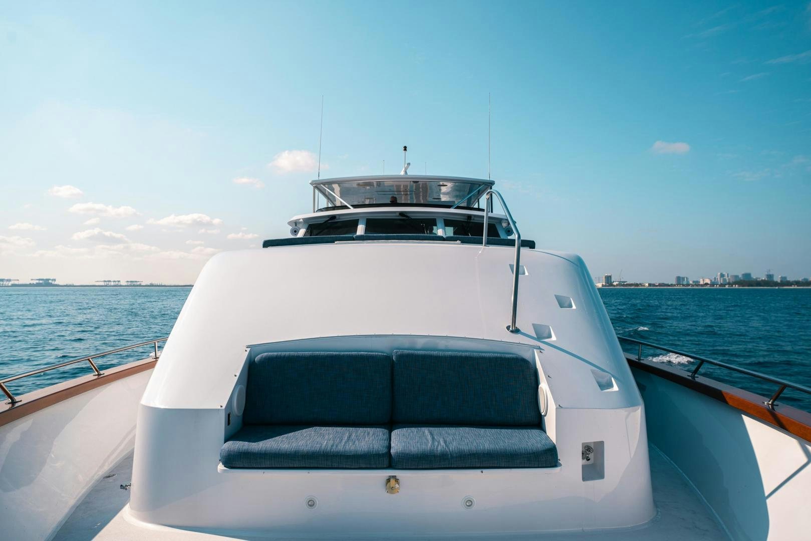 a boat on the water aboard ALEXANDRA JANE Yacht for Sale