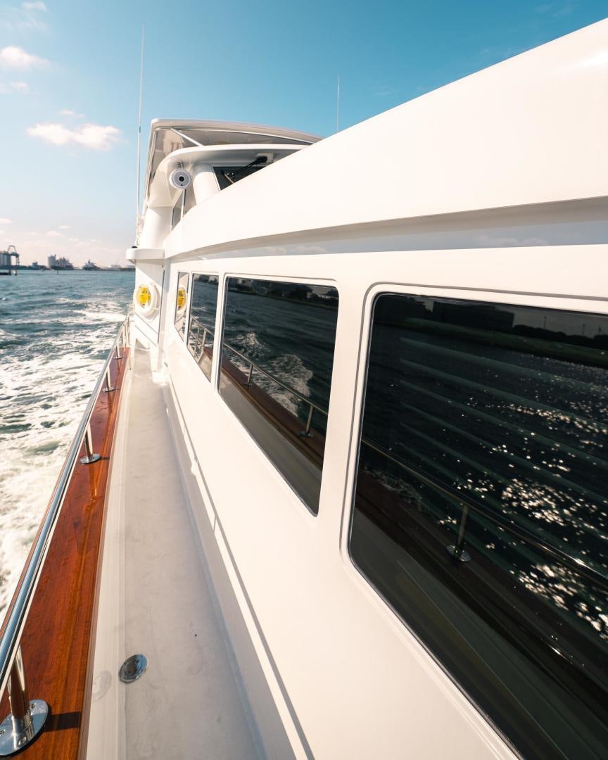 a boat on the water aboard ALEXANDRA JANE Yacht for Sale