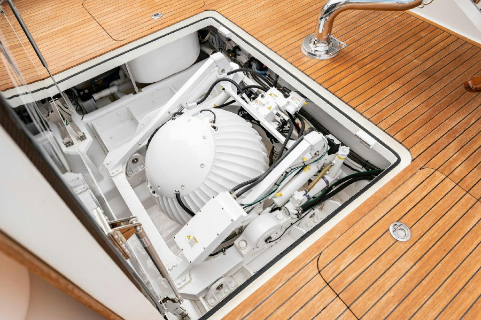 a machine on the counter aboard Bimini Babe Yacht for Sale