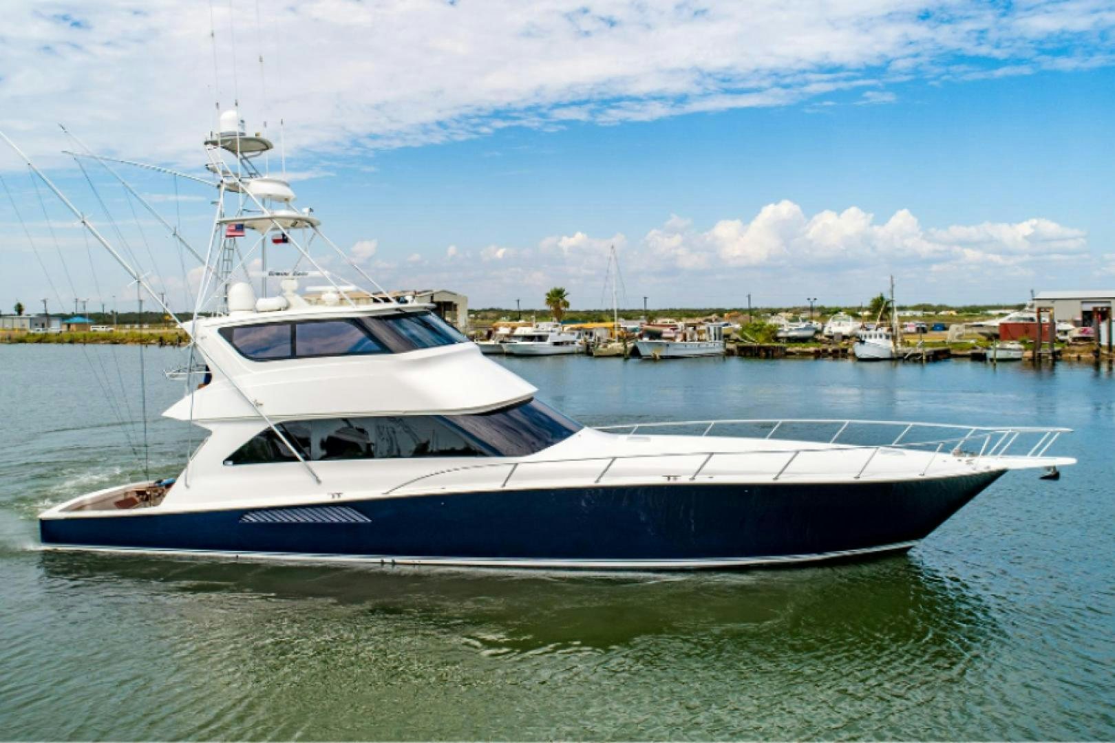 a boat in the water aboard Bimini Babe Yacht for Sale