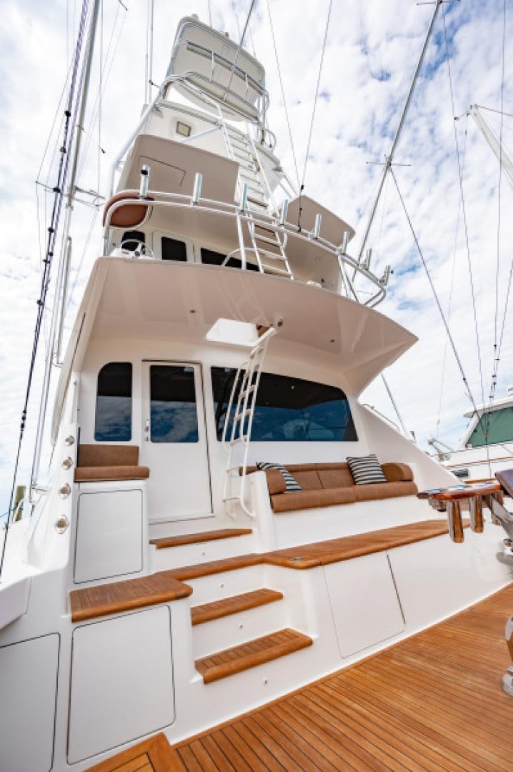 a boat on the water aboard Bimini Babe Yacht for Sale