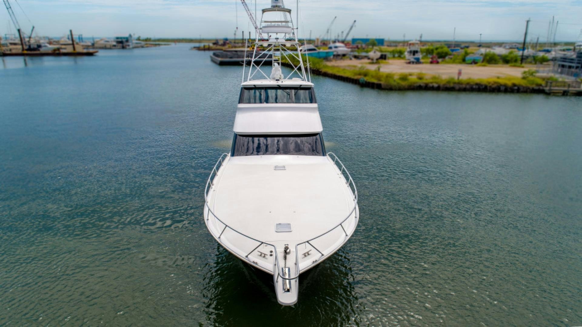a boat in the water aboard Bimini Babe Yacht for Sale