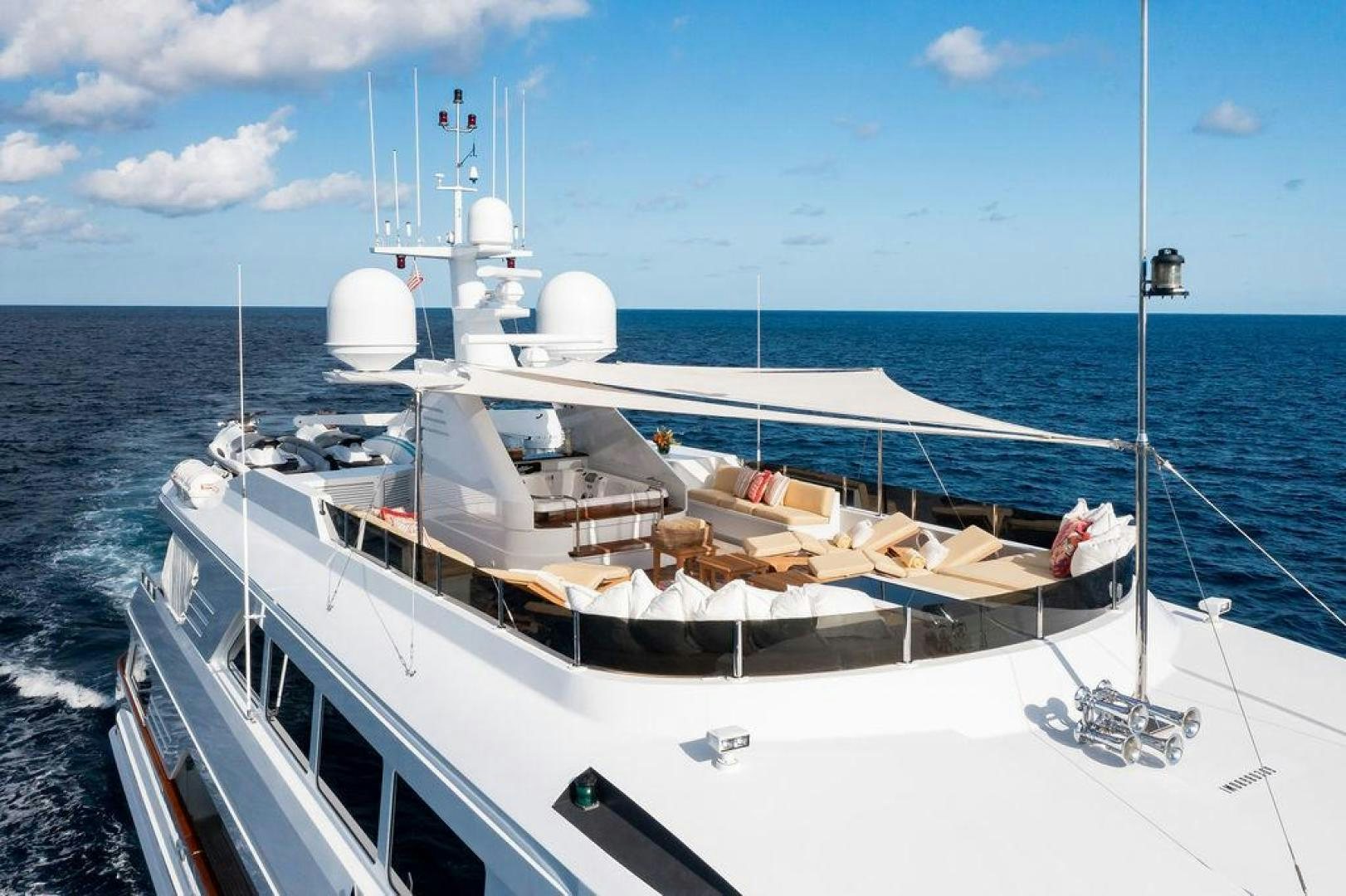 a boat on the water aboard GRANDEUR Yacht for Sale
