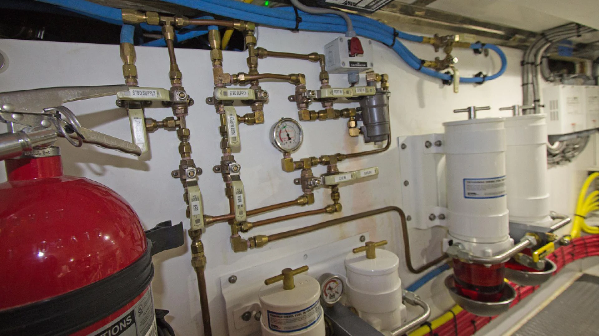 a machine with pipes aboard EAGLE'S NEST Yacht for Sale