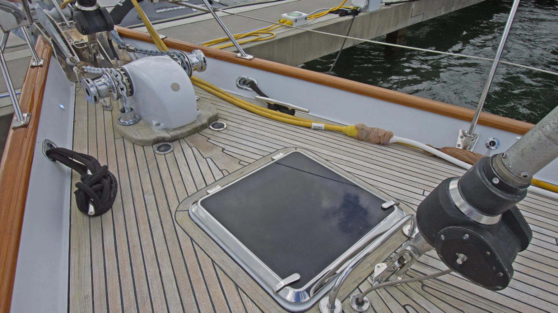 a boat on the water aboard EAGLE'S NEST Yacht for Sale