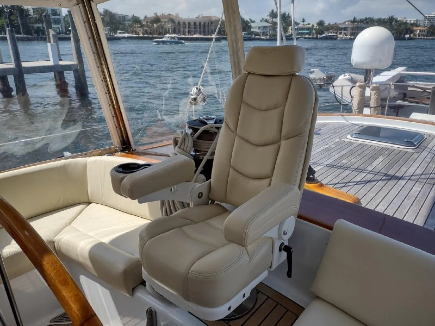 a boat on the water aboard EAGLE'S NEST Yacht for Sale