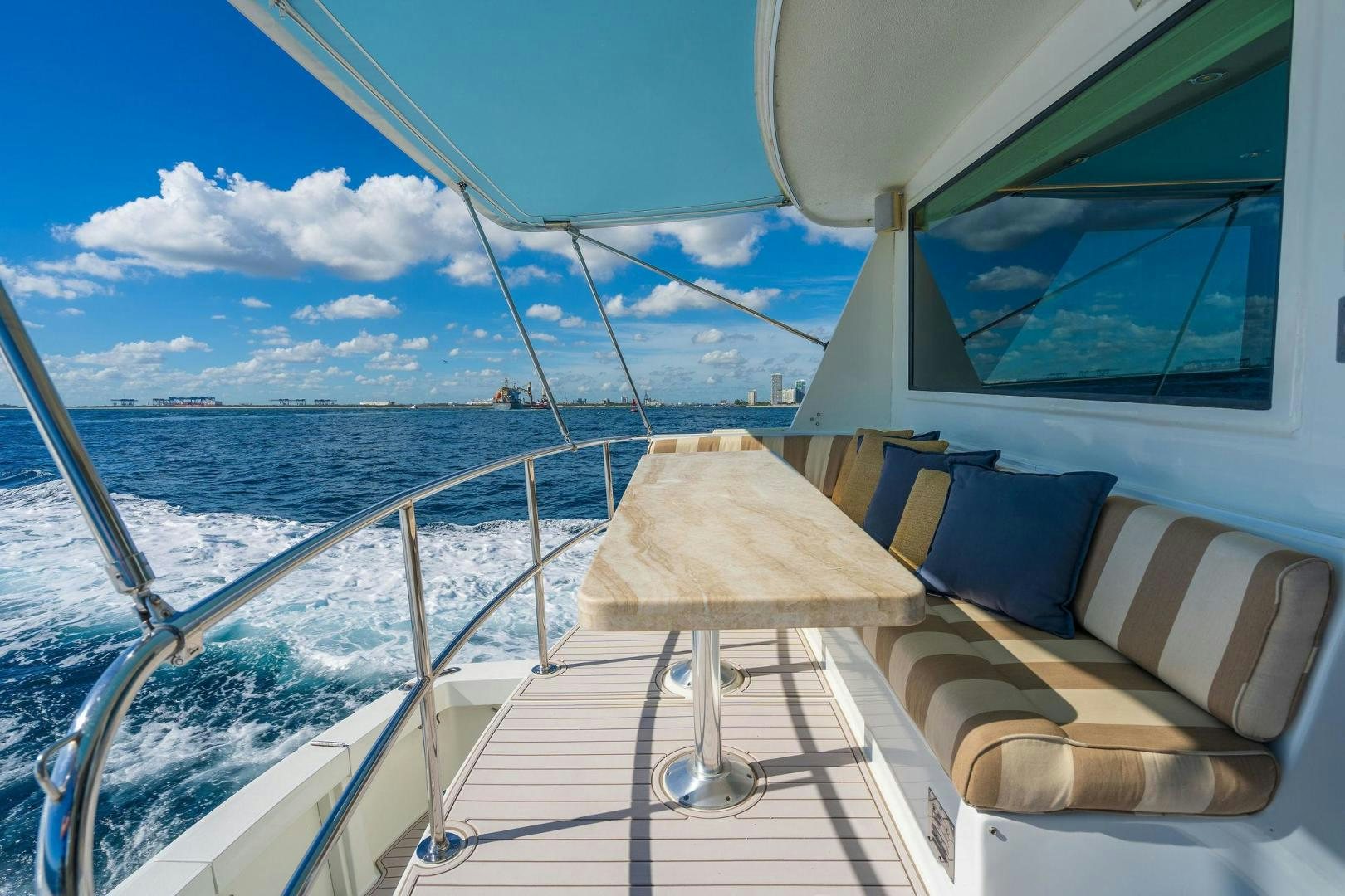 a boat on the water aboard PEYTONS PLACE Yacht for Sale
