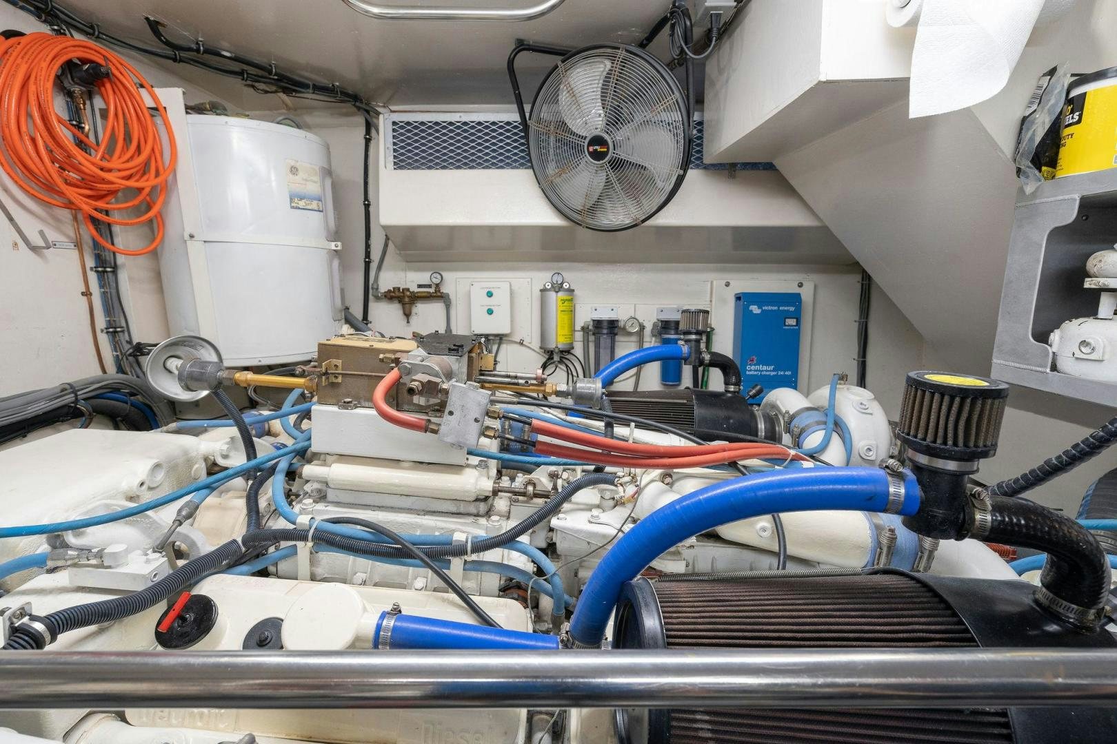 a close-up of a machine aboard PEYTONS PLACE Yacht for Sale