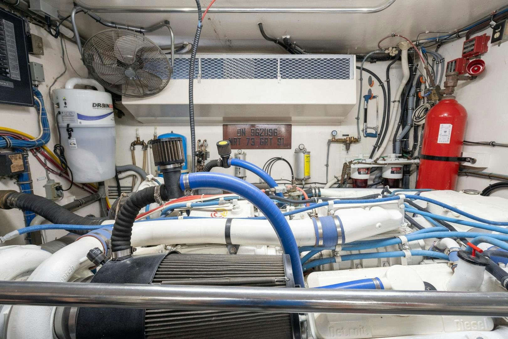 a close-up of a machine aboard PEYTONS PLACE Yacht for Sale