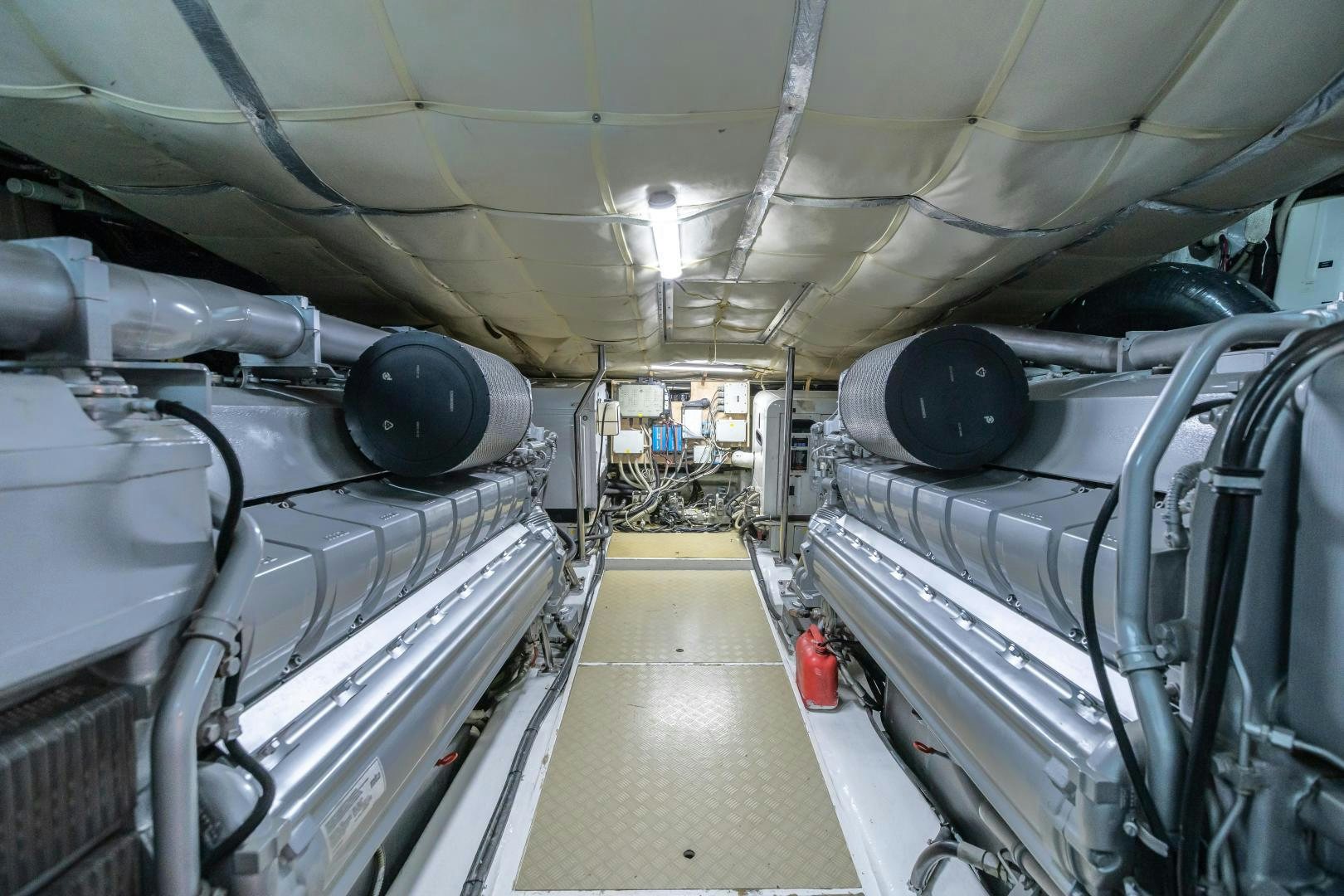 a room with large machines aboard ALYSSA 1 Yacht for Sale