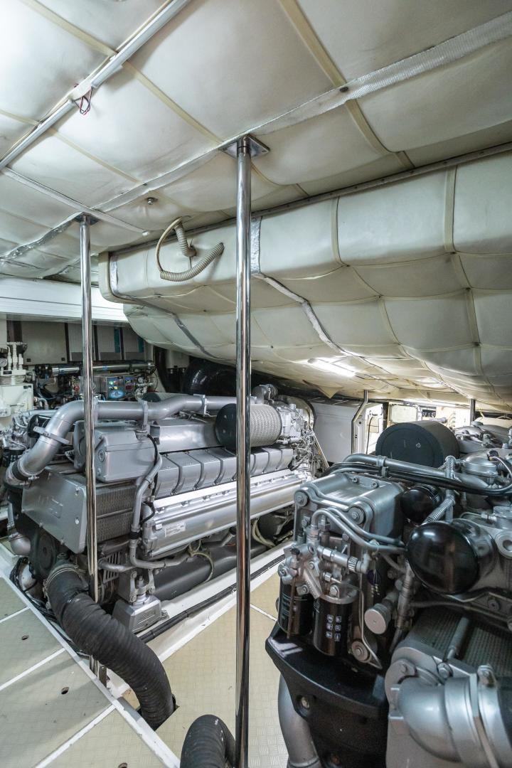 a large factory with pipes aboard ALYSSA 1 Yacht for Sale