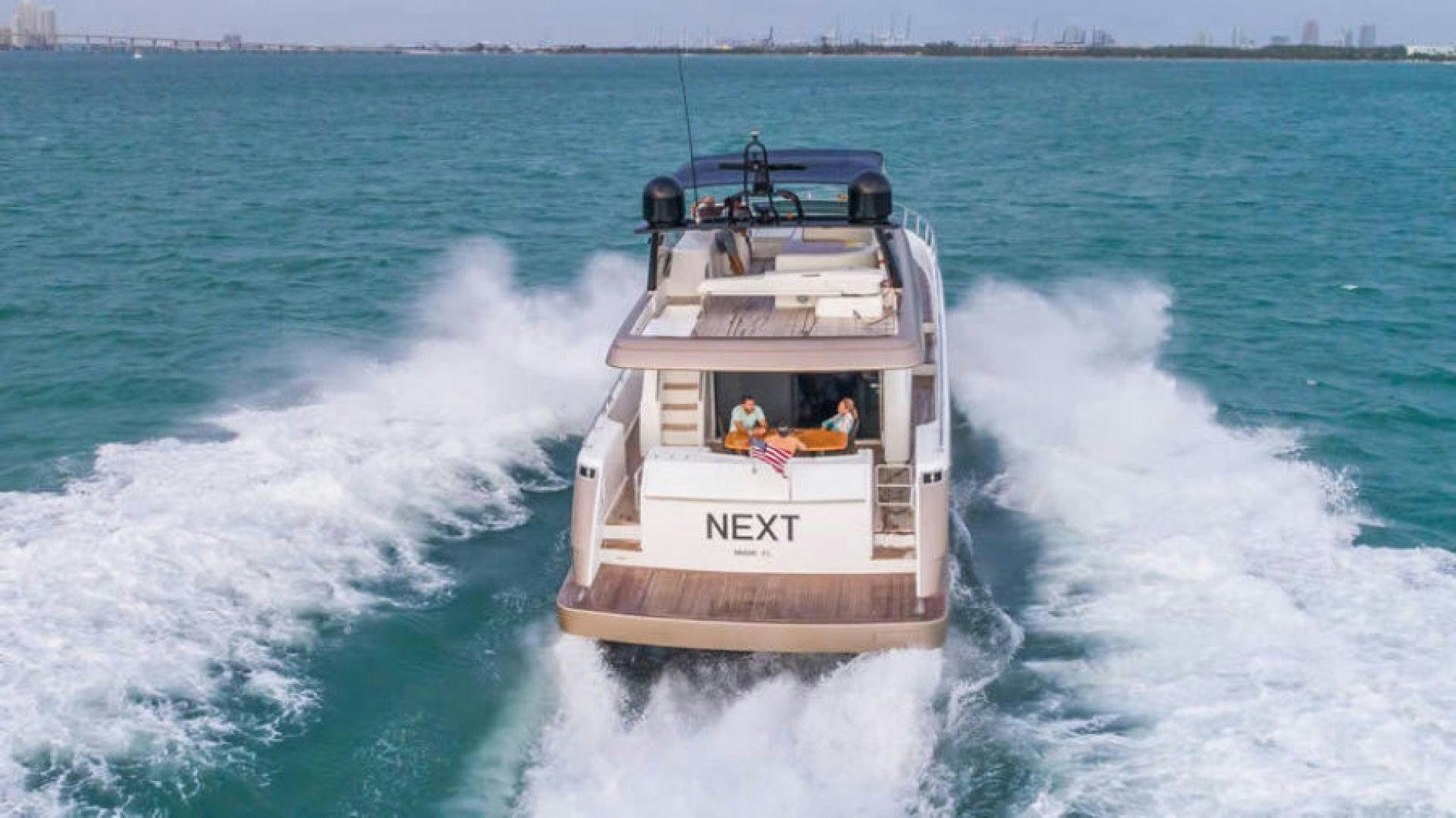 a boat on the water aboard NEXT Yacht for Sale
