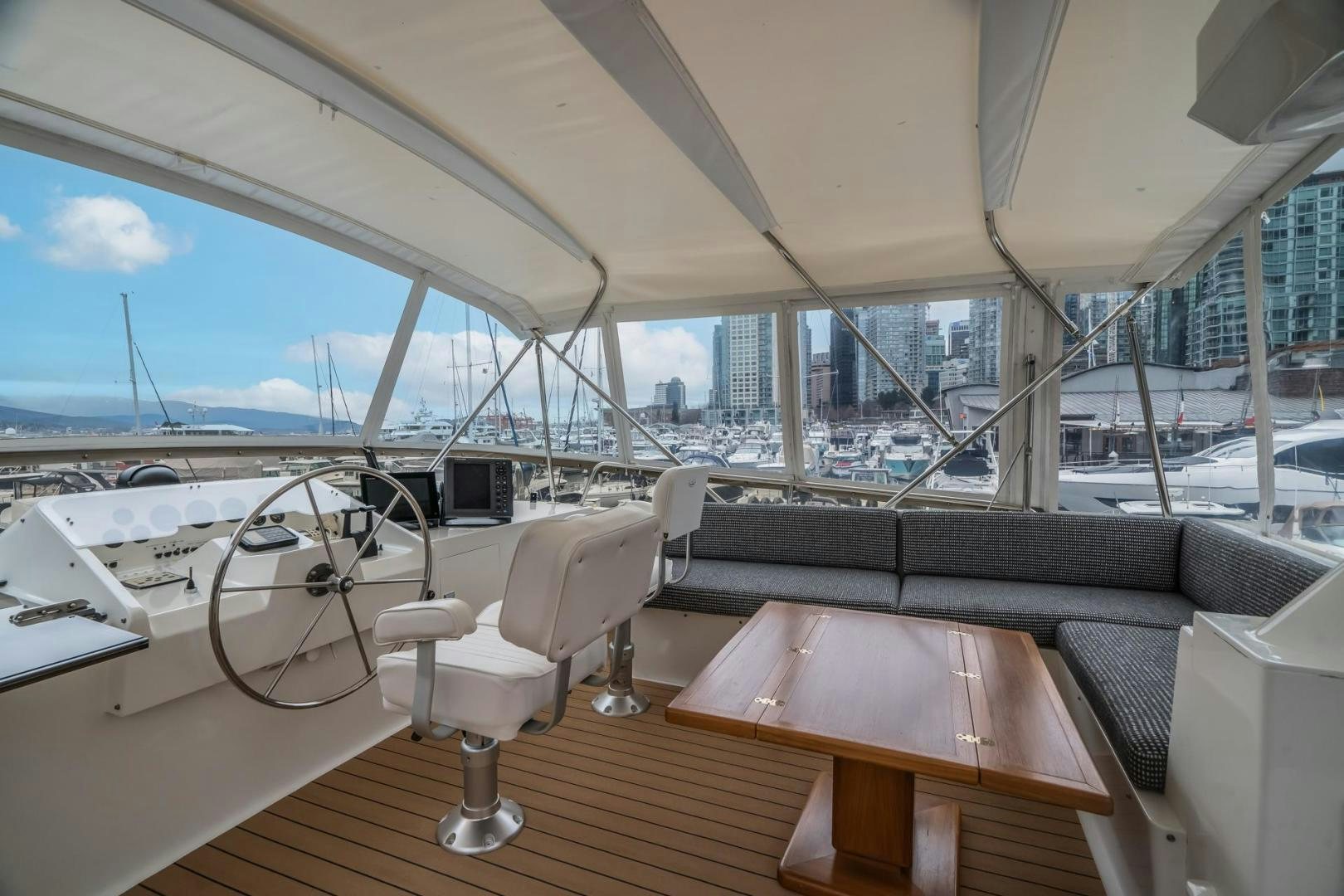 inside of a boat aboard PARAGON Yacht for Sale