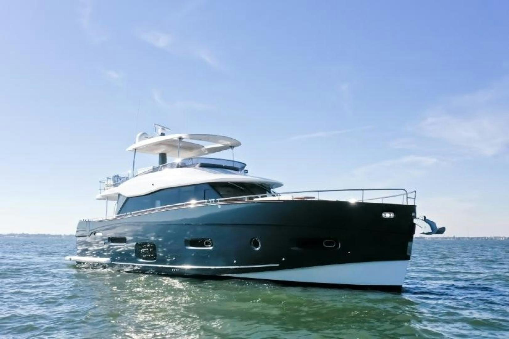 a boat in the water aboard ROY Yacht for Sale