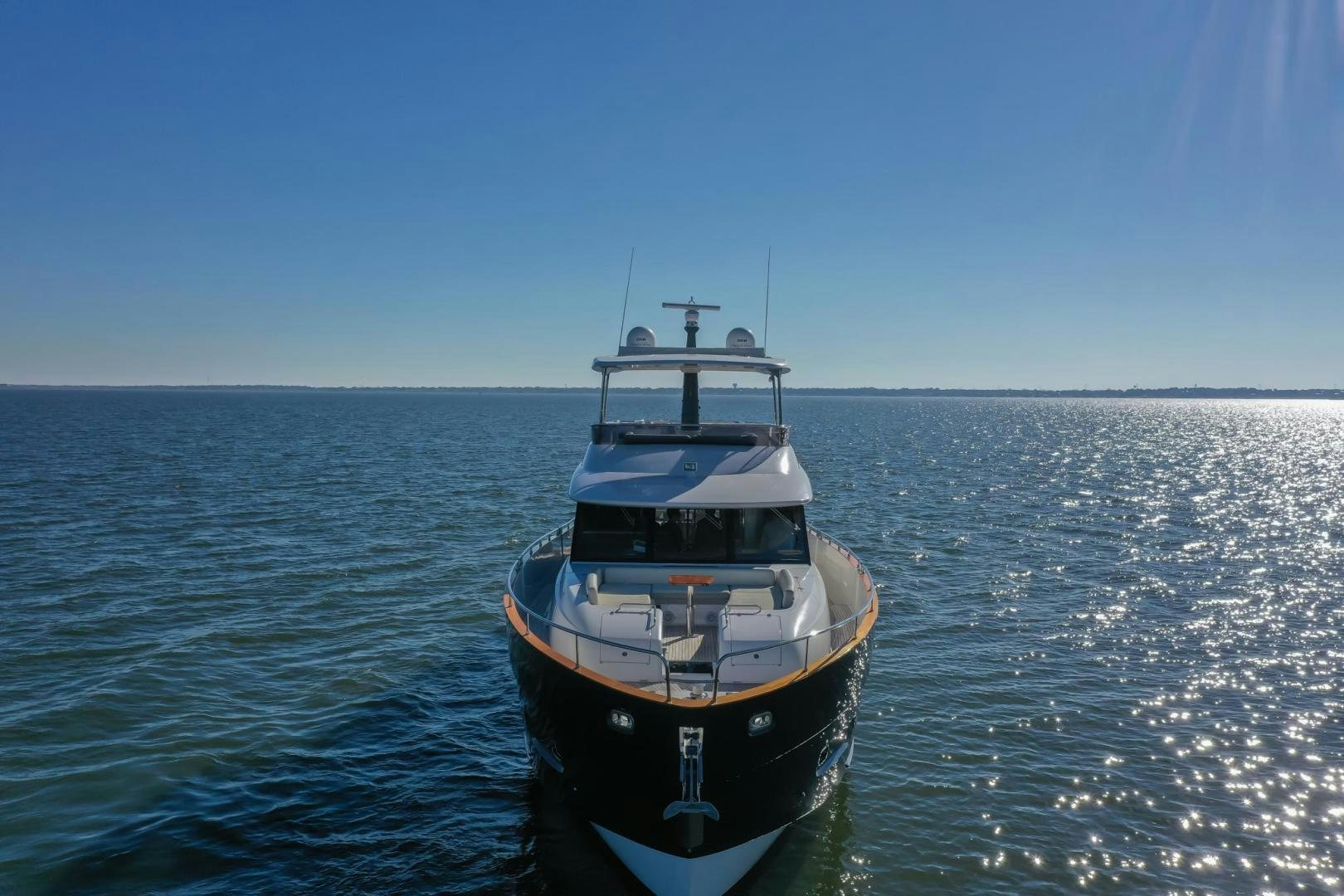 a boat in the water aboard ROY Yacht for Sale