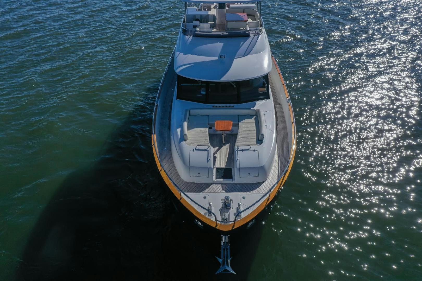 a boat on the water aboard ROY Yacht for Sale