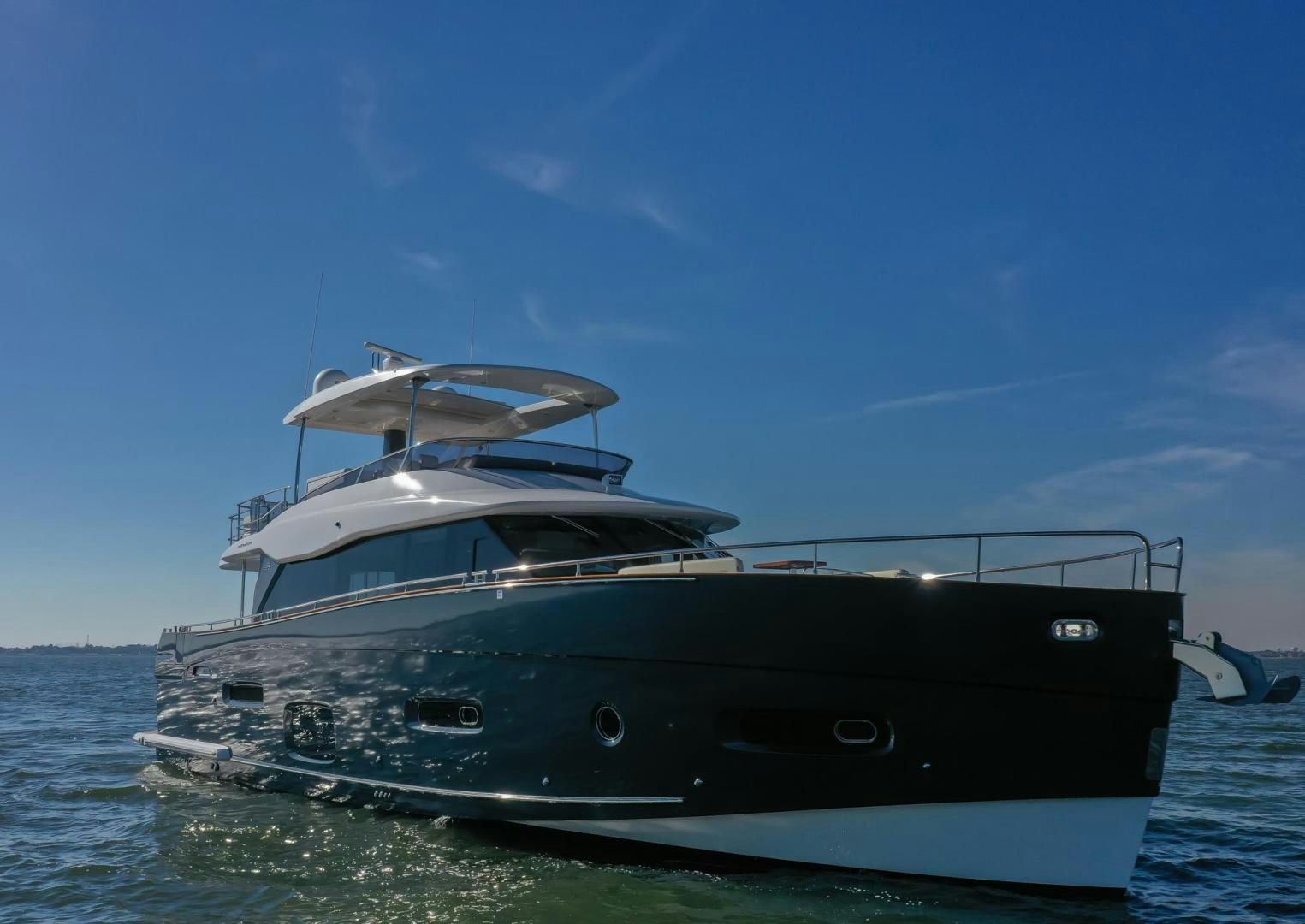a boat on the water aboard ROY Yacht for Sale