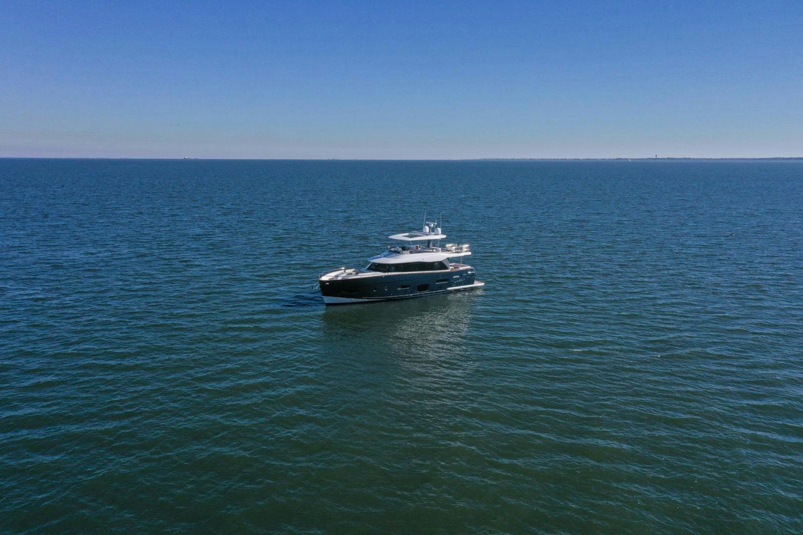 a boat in the water aboard ROY Yacht for Sale