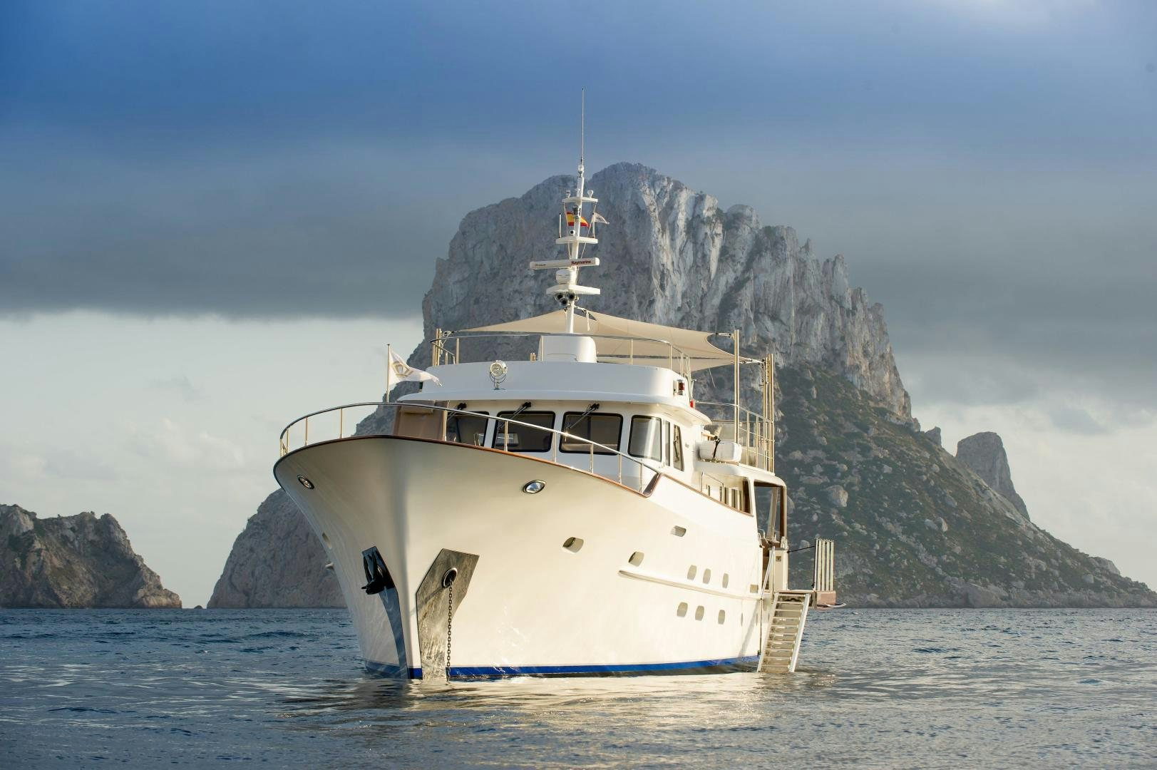 a boat in the water aboard MONARA Yacht for Sale