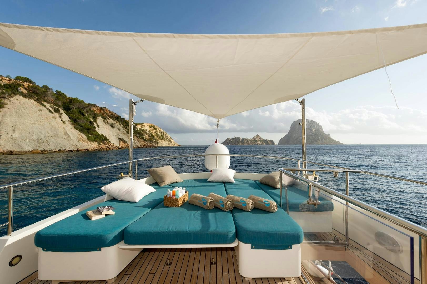 a boat on the water aboard MONARA Yacht for Sale