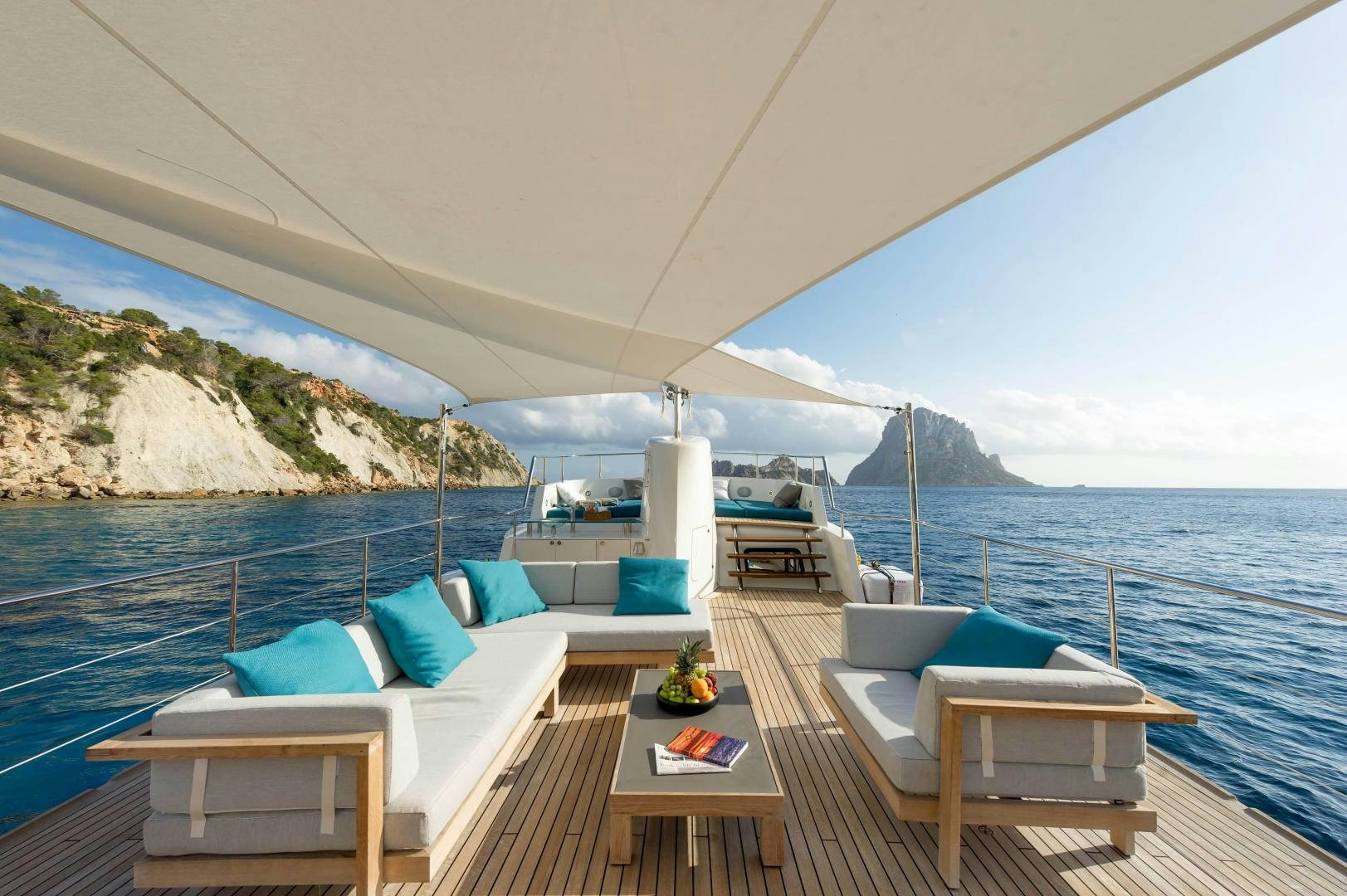a boat on the water aboard MONARA Yacht for Sale