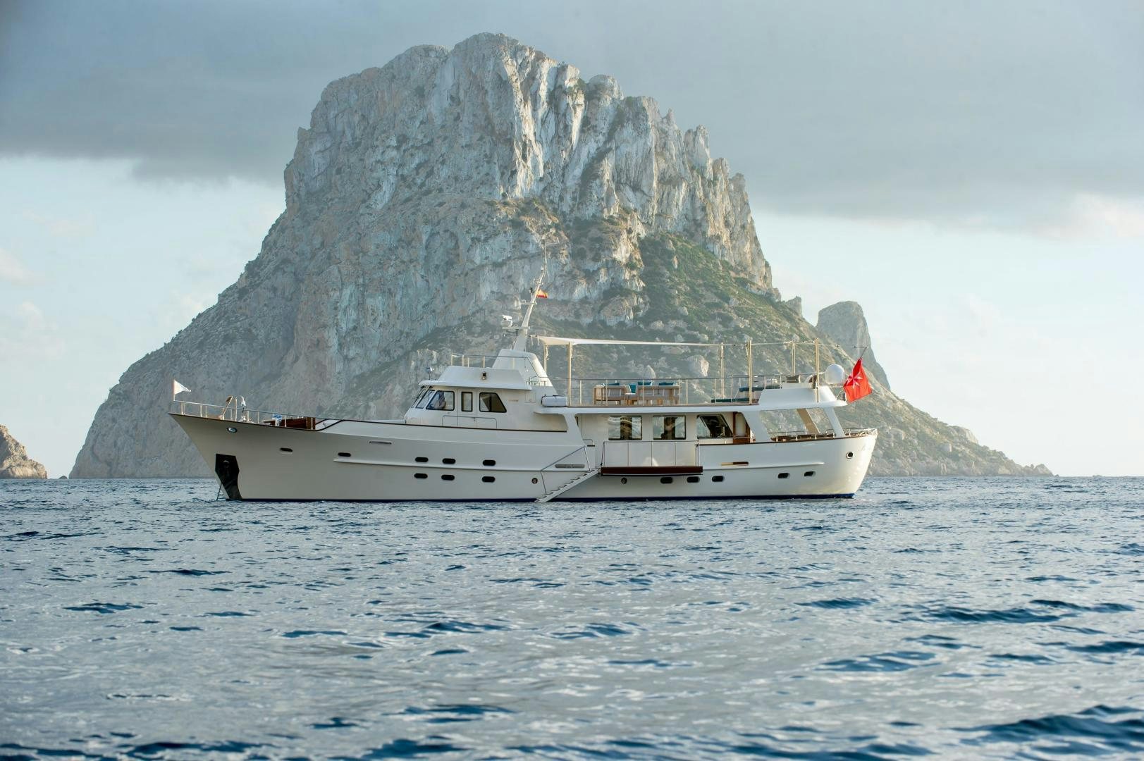 a boat in the water aboard MONARA Yacht for Sale