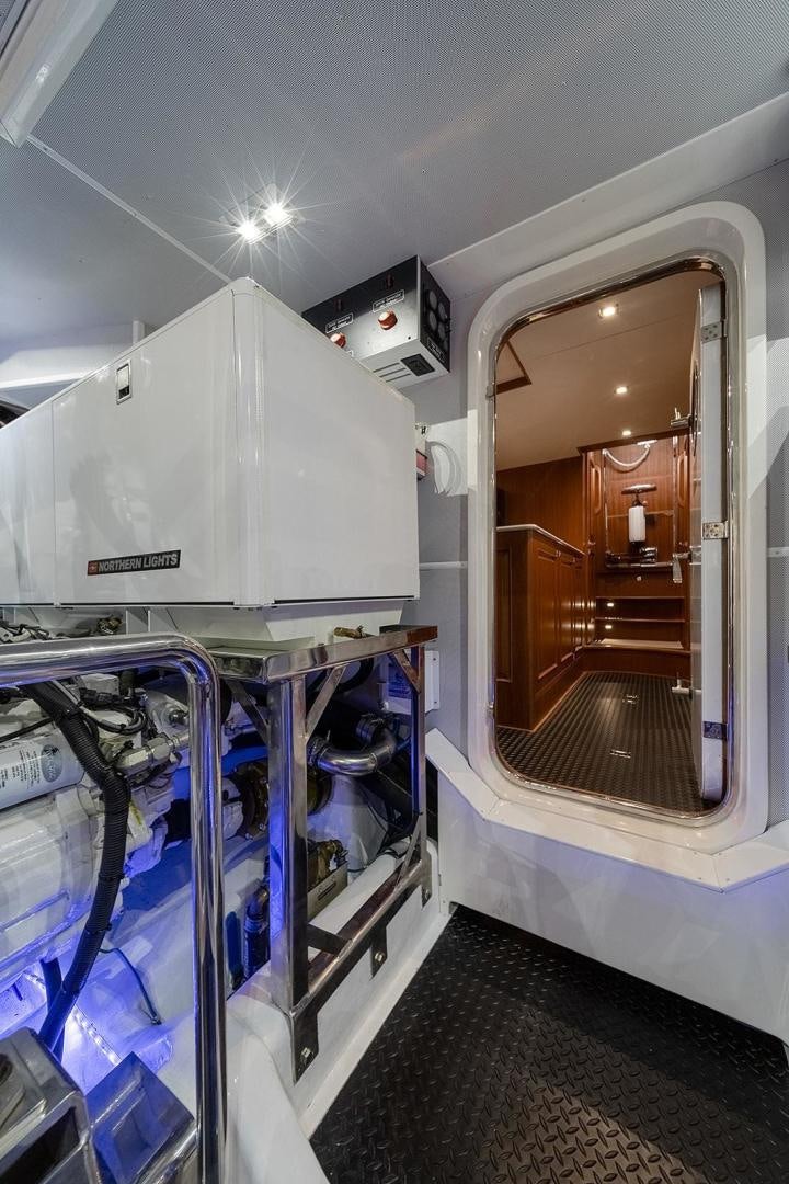 a room with equipment and equipment aboard PARADISE Yacht for Sale