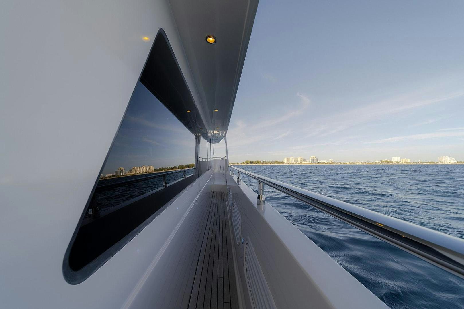 a large boat on the water aboard PARADISE Yacht for Sale