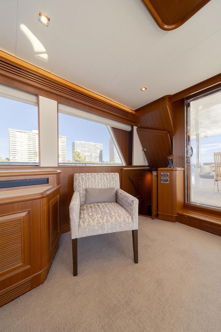 a chair in a room aboard PARADISE Yacht for Sale