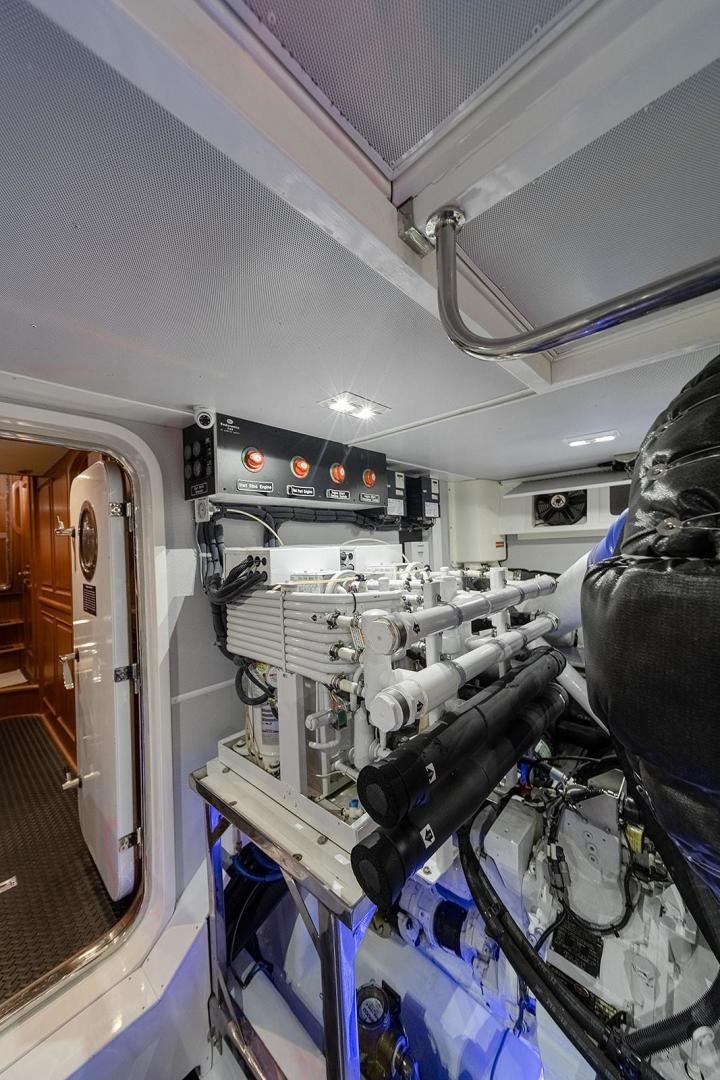 a vehicle with a machine inside aboard PARADISE Yacht for Sale
