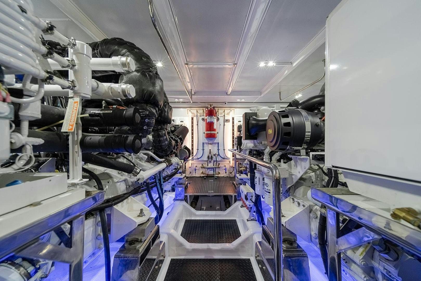 a large factory machinery aboard PARADISE Yacht for Sale