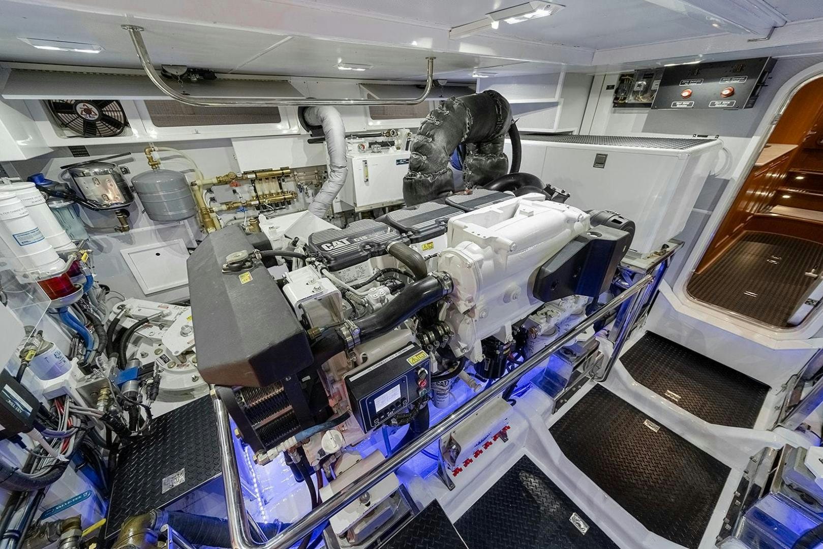 a large room with several machines aboard PARADISE Yacht for Sale