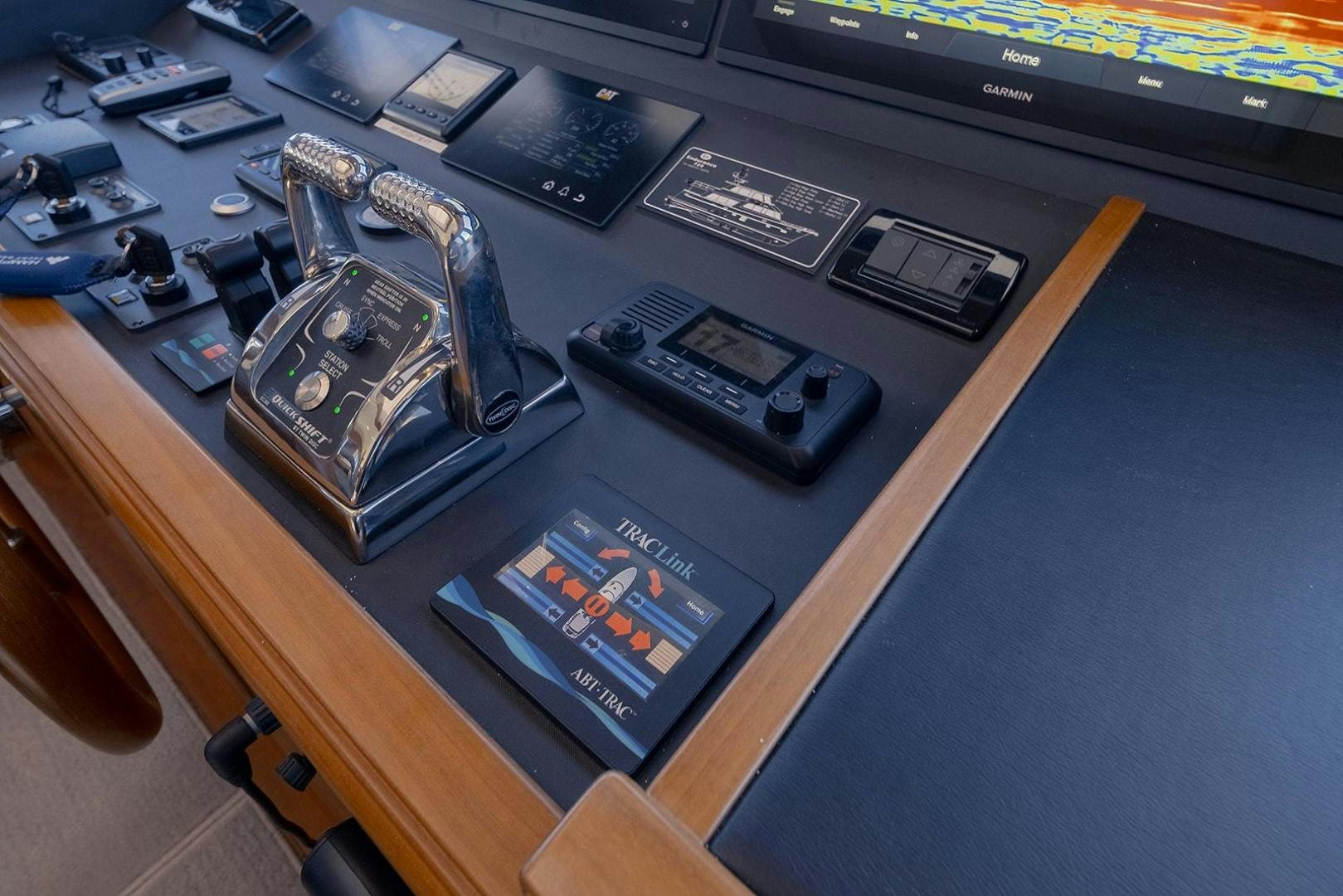 a machine on the table aboard PARADISE Yacht for Sale