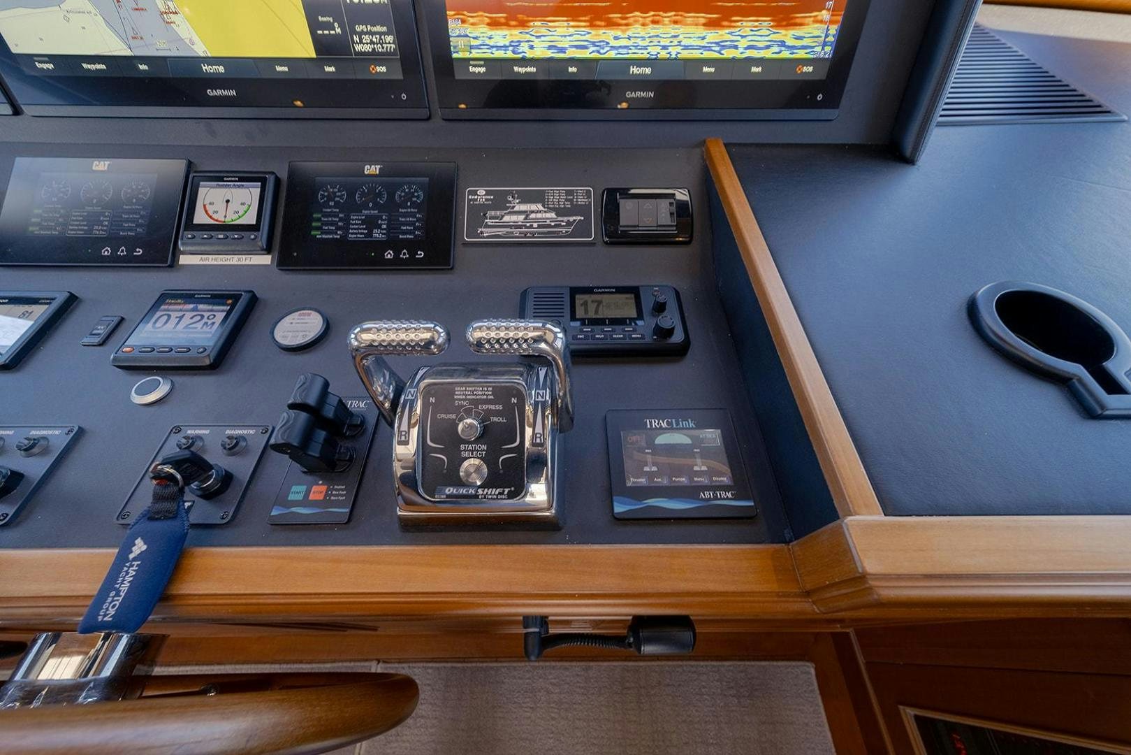 a computer with a variety of electronic devices on it aboard PARADISE Yacht for Sale
