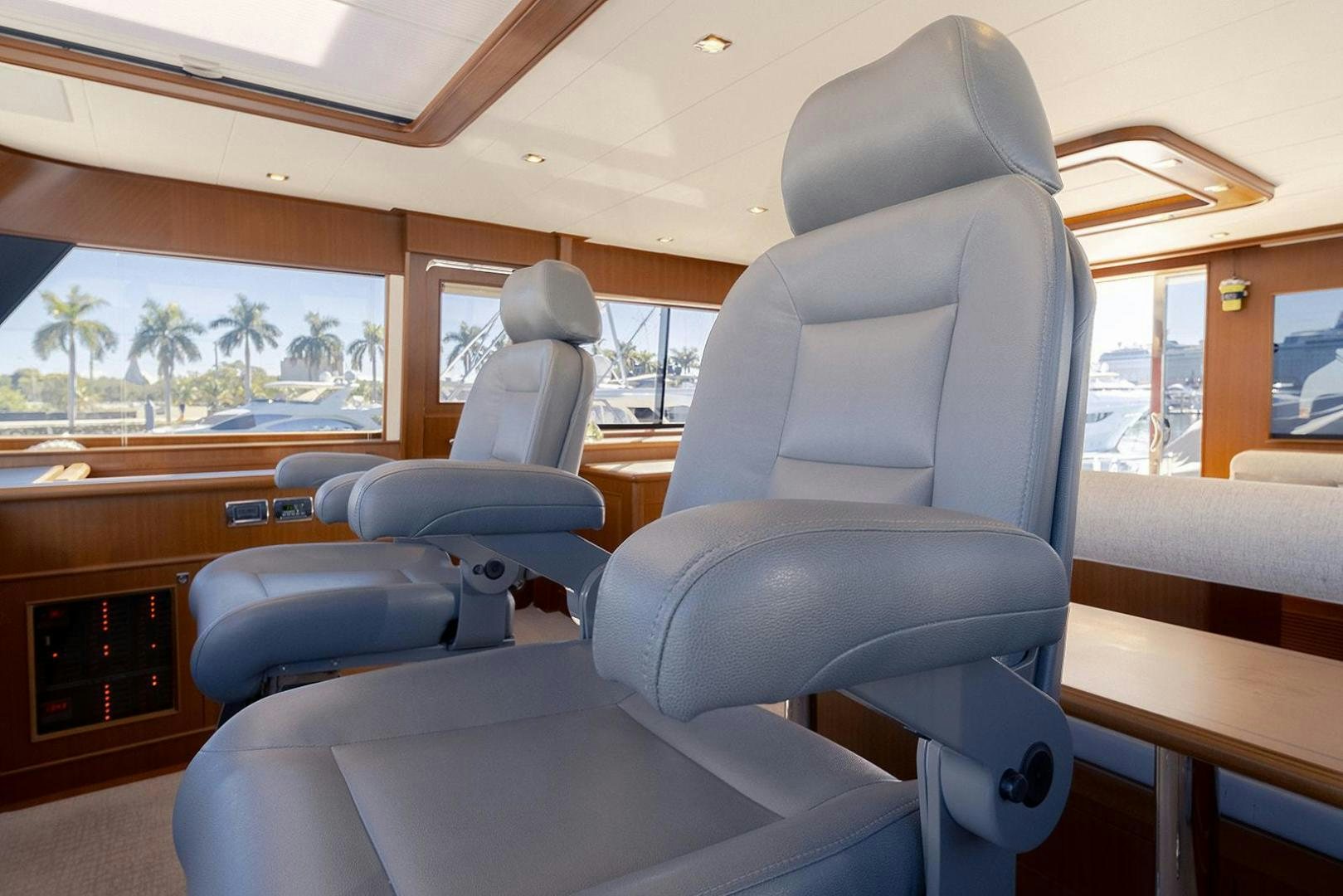 inside of a car aboard PARADISE Yacht for Sale