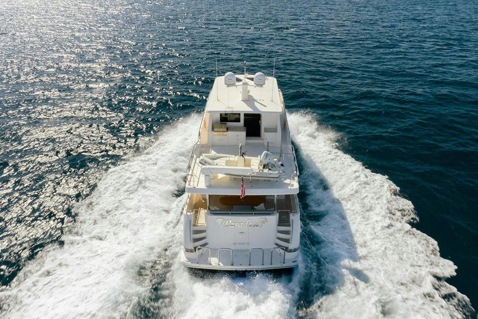 a boat on the water aboard PARADISE Yacht for Sale