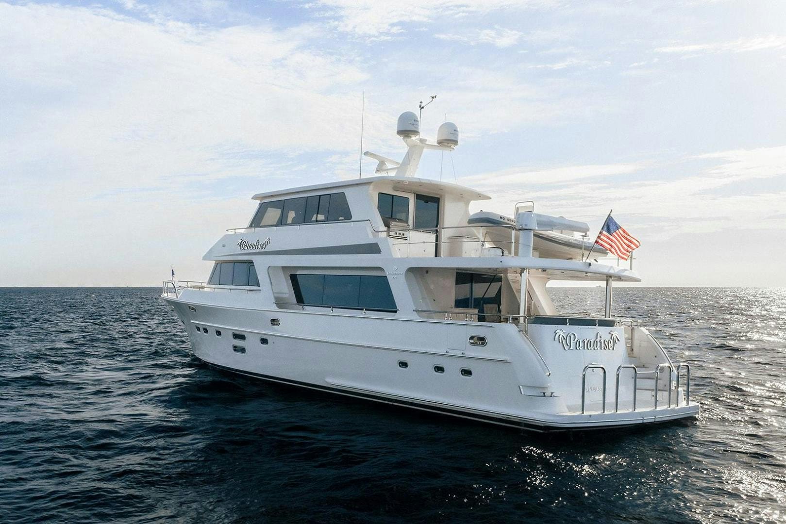 a boat in the water aboard PARADISE Yacht for Sale
