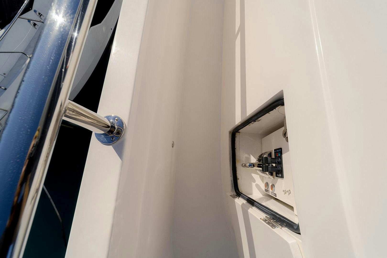 a door with a handle aboard PARADISE Yacht for Sale