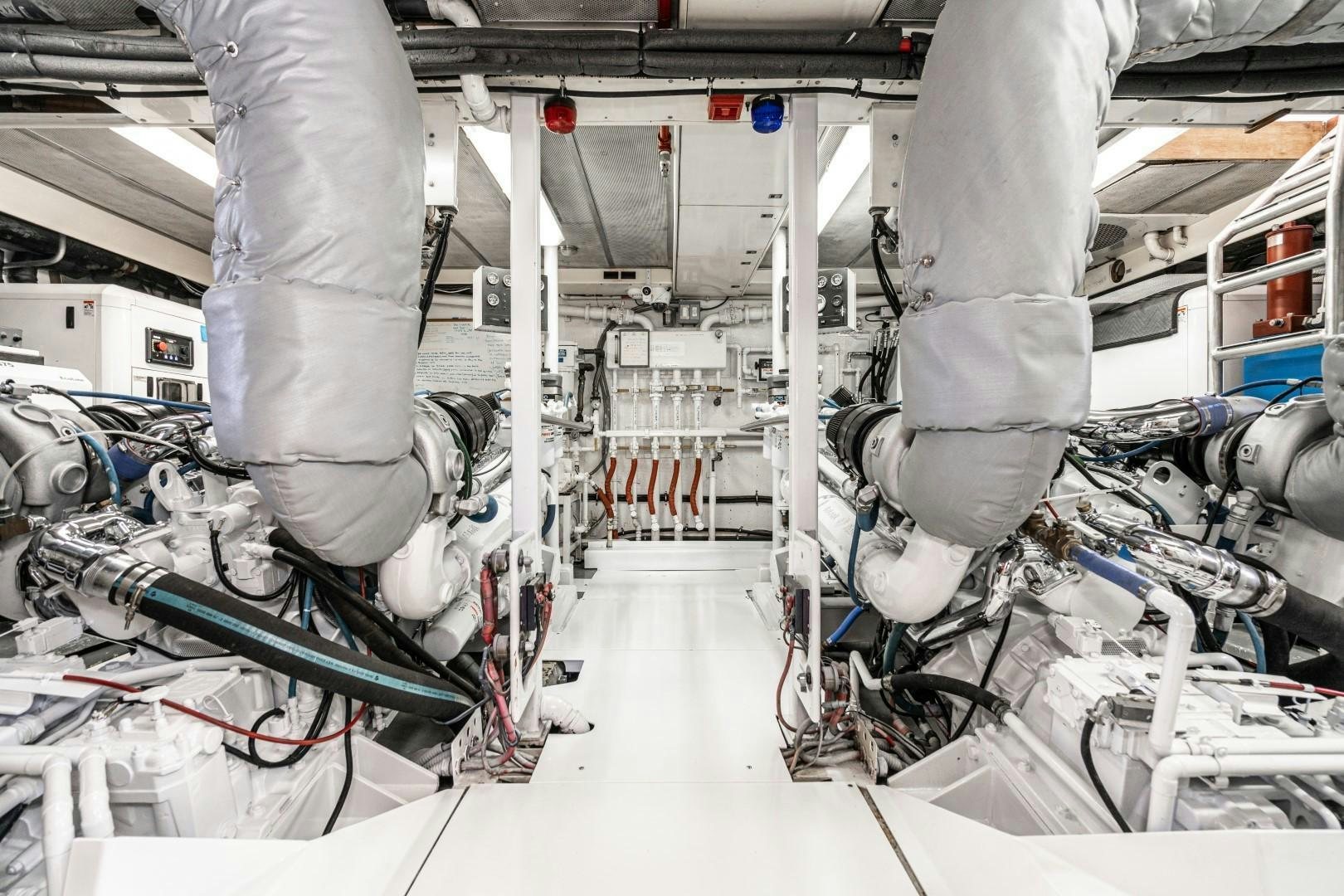 a person working in a factory aboard AFTERGLOW Yacht for Sale