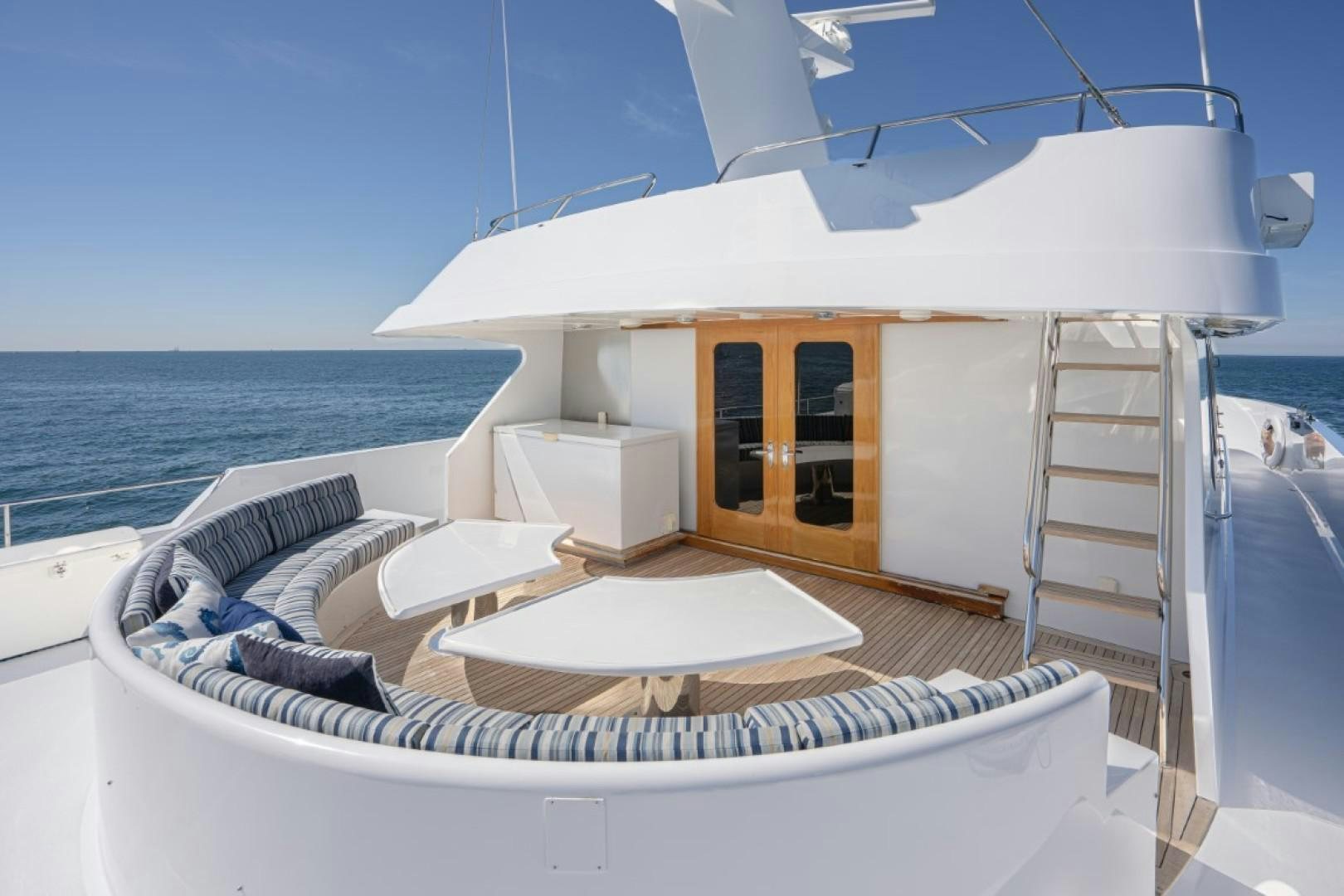 a boat on the water aboard AFTERGLOW Yacht for Sale