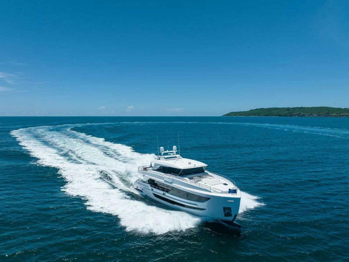 a boat on the water aboard FD90 229 Yacht for Sale