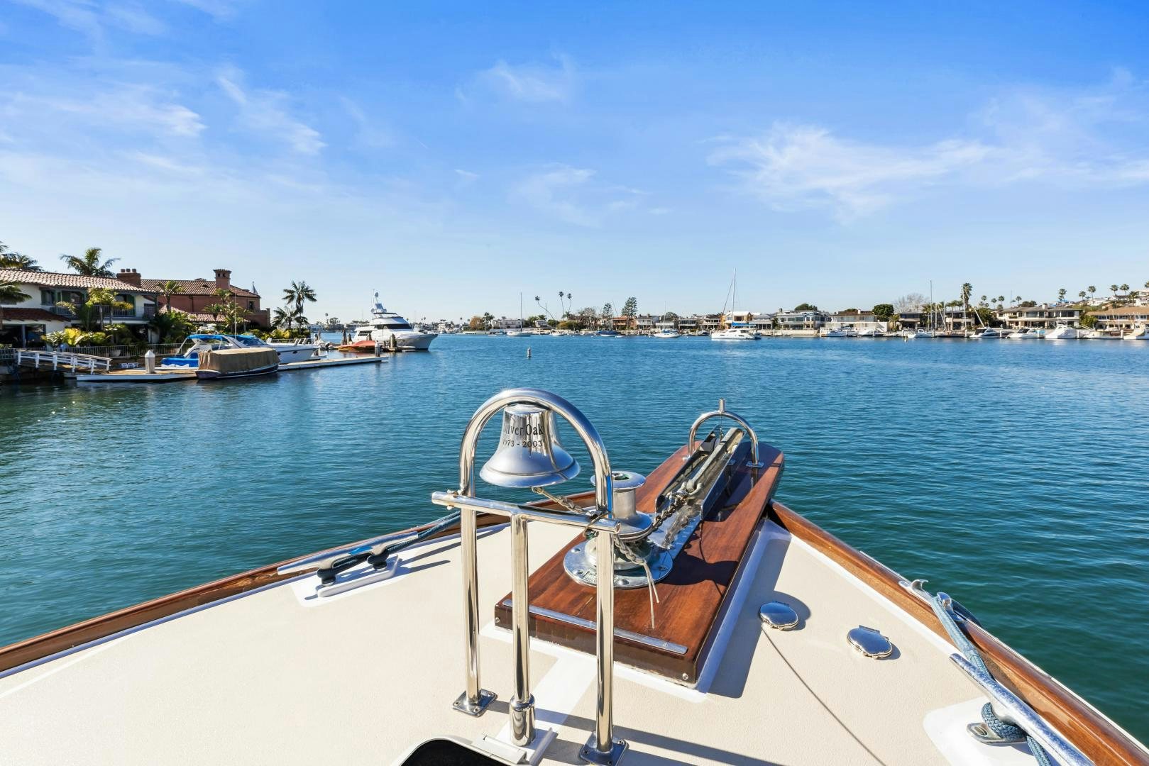a boat on the water aboard SILVER OAK Yacht for Sale
