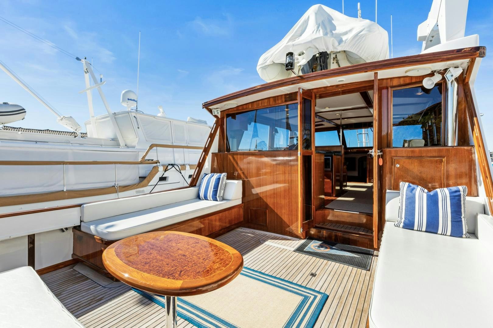 a boat in a body of water aboard SILVER OAK Yacht for Sale