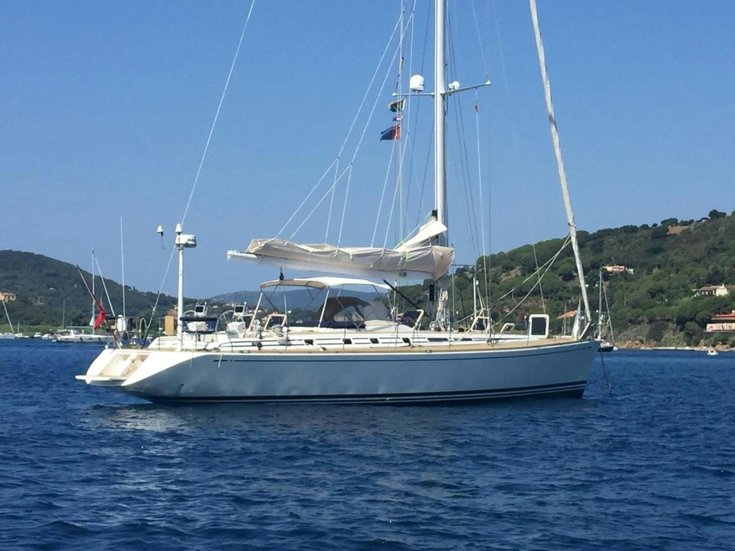 a boat on the water aboard INDIGO VII Yacht for Sale